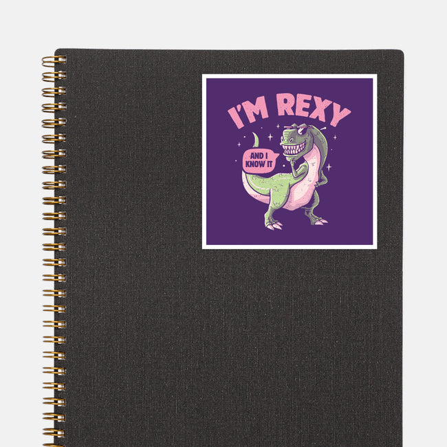 I'm Rexy-None-Glossy-Sticker-tobefonseca