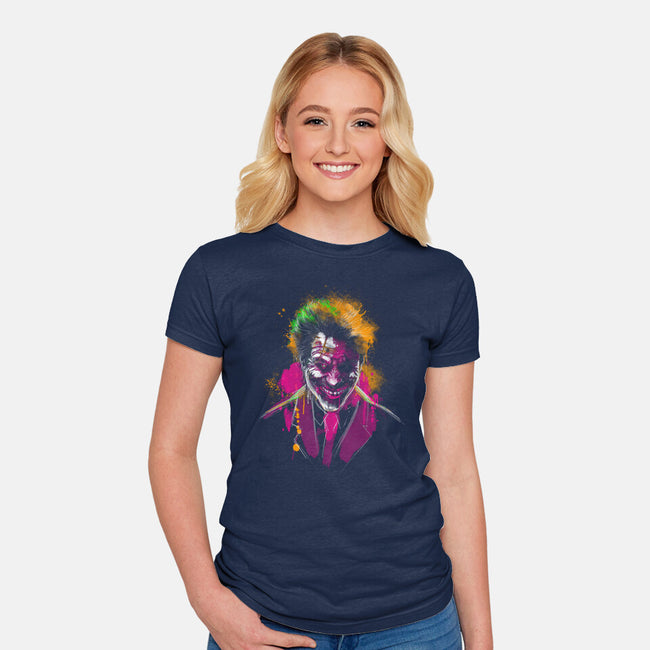 Joking-Womens-Fitted-Tee-kharmazero