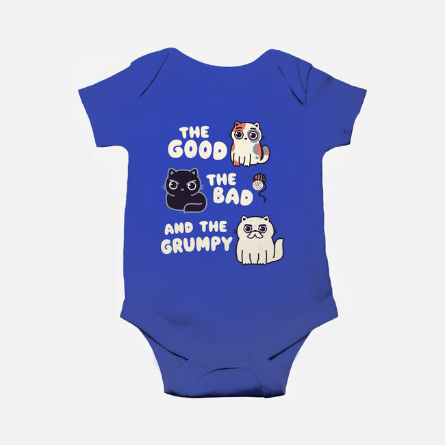 Good Bad And Grumpy-Baby-Basic-Onesie-Weird & Punderful