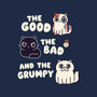 Good Bad And Grumpy-None-Removable Cover-Throw Pillow-Weird & Punderful