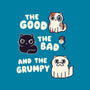 Good Bad And Grumpy-None-Beach-Towel-Weird & Punderful