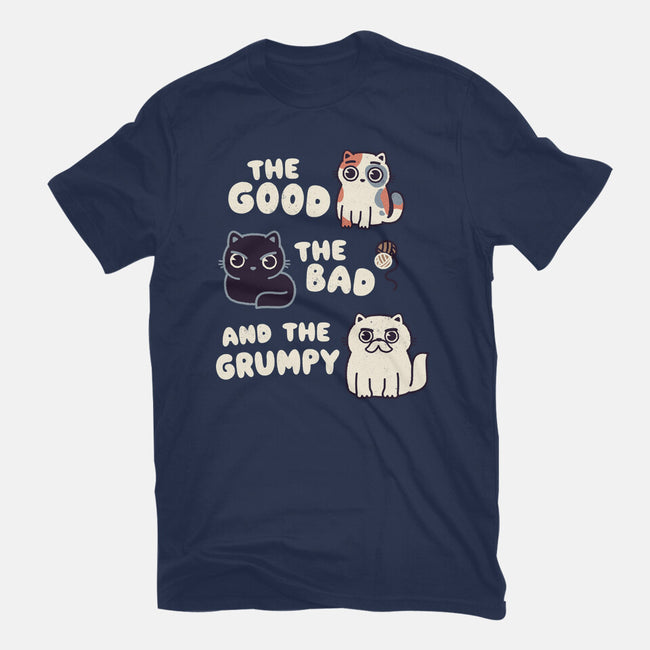 Good Bad And Grumpy-Unisex-Basic-Tee-Weird & Punderful