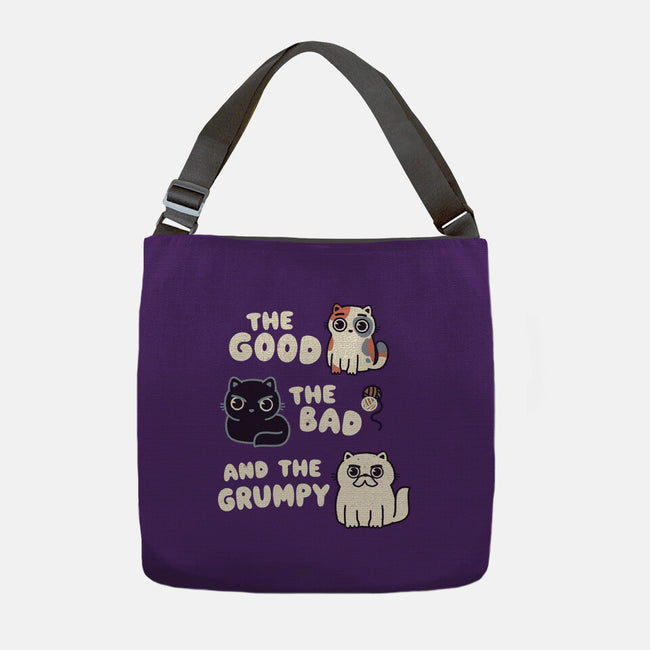 Good Bad And Grumpy-None-Adjustable Tote-Bag-Weird & Punderful