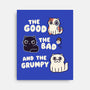 Good Bad And Grumpy-None-Stretched-Canvas-Weird & Punderful