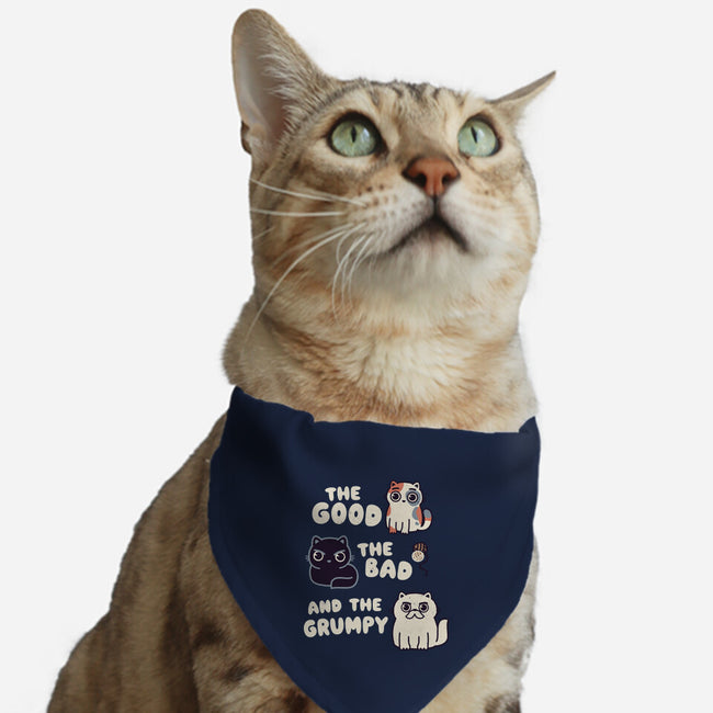 Good Bad And Grumpy-Cat-Adjustable-Pet Collar-Weird & Punderful