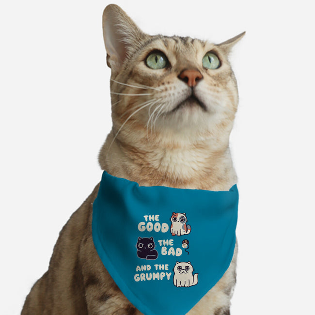 Good Bad And Grumpy-Cat-Adjustable-Pet Collar-Weird & Punderful