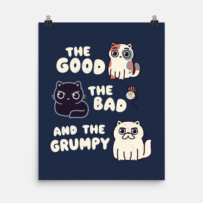 Good Bad And Grumpy-None-Matte-Poster-Weird & Punderful