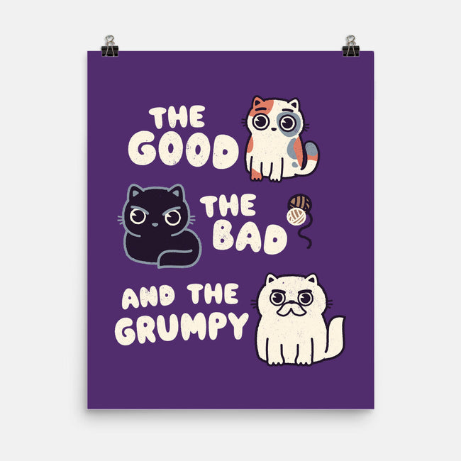 Good Bad And Grumpy-None-Matte-Poster-Weird & Punderful