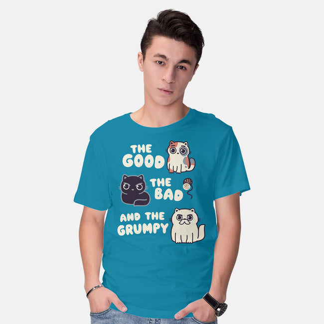 Good Bad And Grumpy-Mens-Basic-Tee-Weird & Punderful