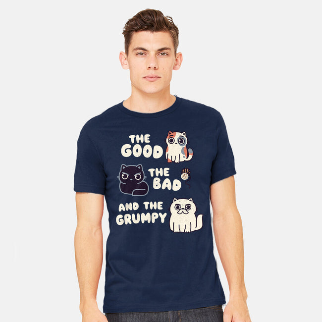 Good Bad And Grumpy-Mens-Heavyweight-Tee-Weird & Punderful