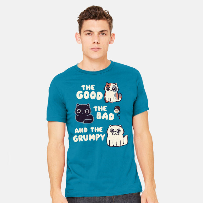 Good Bad And Grumpy-Mens-Heavyweight-Tee-Weird & Punderful