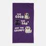 Good Bad And Grumpy-None-Beach-Towel-Weird & Punderful