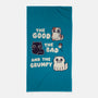 Good Bad And Grumpy-None-Beach-Towel-Weird & Punderful