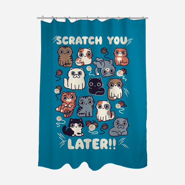 Scratch You Later-None-Polyester-Shower Curtain-Weird & Punderful