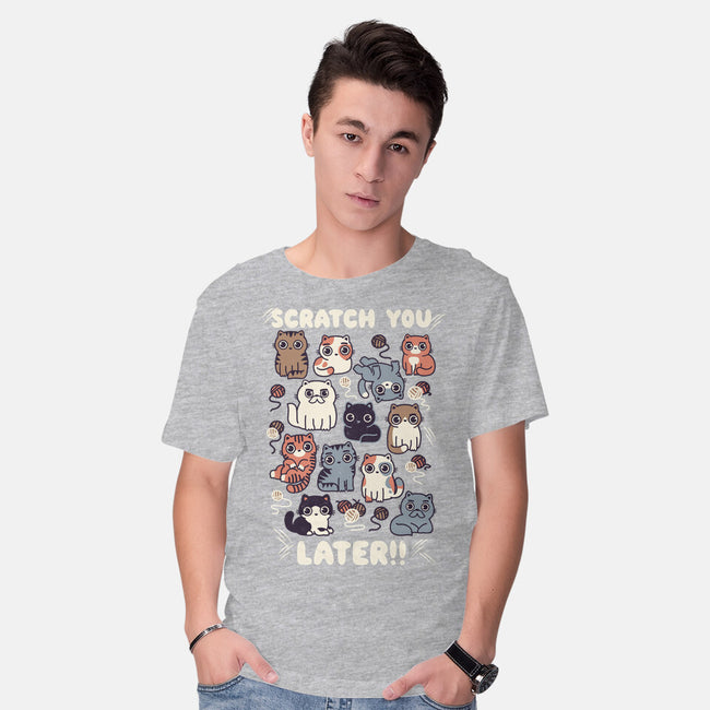 Scratch You Later-Mens-Basic-Tee-Weird & Punderful