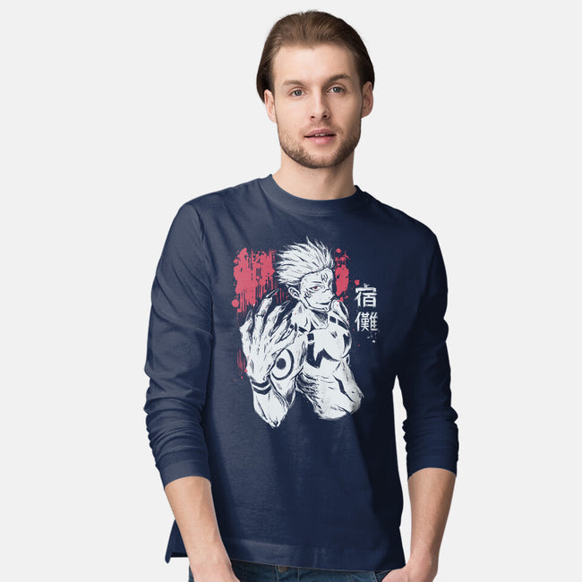 Ryomen Sukuna-Mens-Long Sleeved-Tee-xMorfina