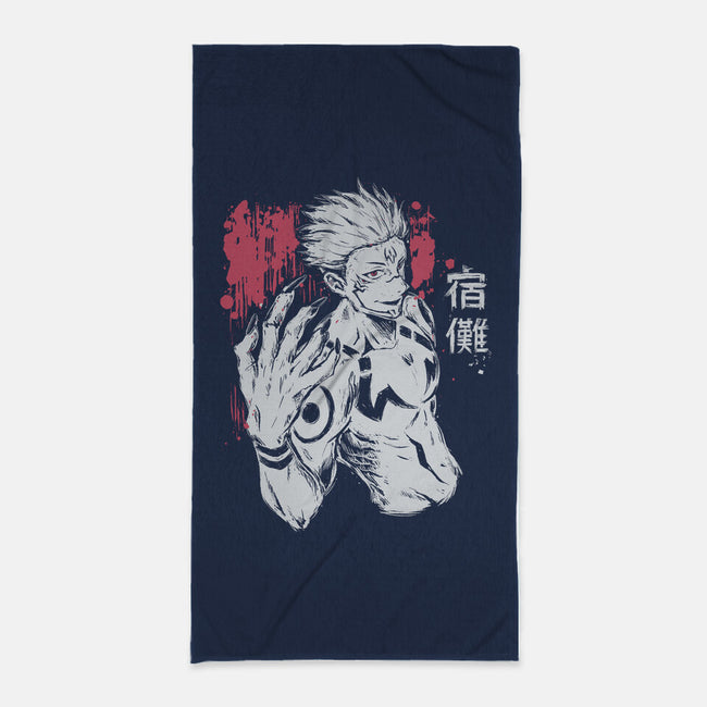 Ryomen Sukuna-None-Beach-Towel-xMorfina