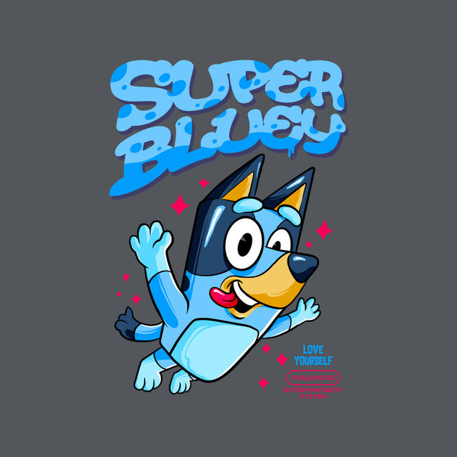 Super Bluey-None-Stretched-Canvas-spoilerinc