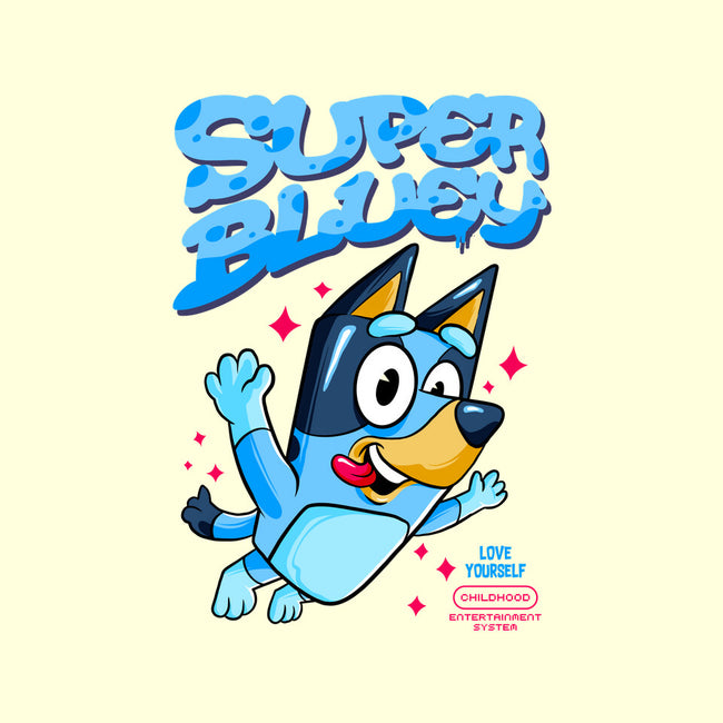 Super Bluey-None-Stretched-Canvas-spoilerinc