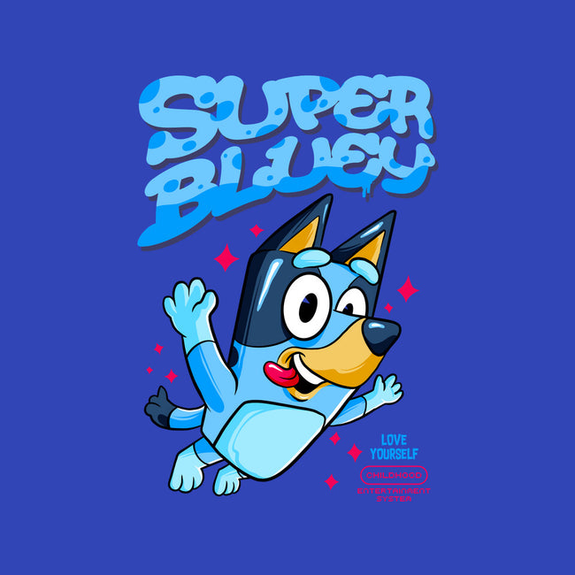 Super Bluey-Womens-Off Shoulder-Tee-spoilerinc