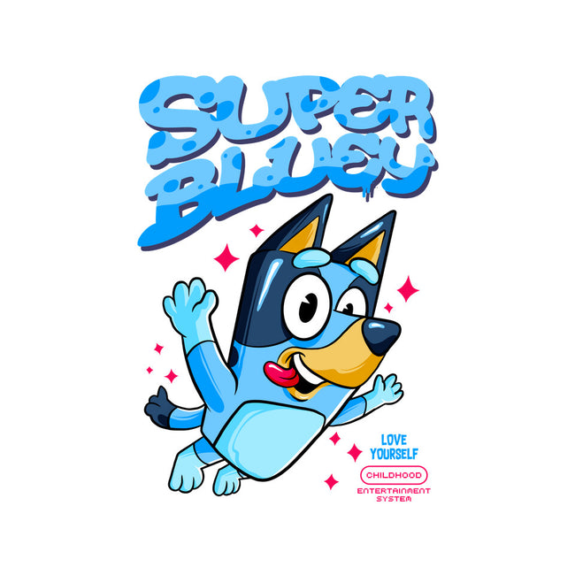 Super Bluey-Youth-Pullover-Sweatshirt-spoilerinc