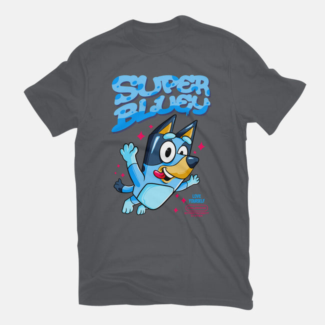 Super Bluey-Mens-Basic-Tee-spoilerinc