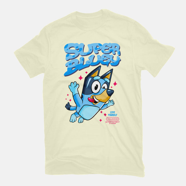 Super Bluey-Mens-Basic-Tee-spoilerinc