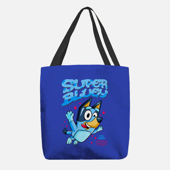 Super Bluey-None-Basic Tote-Bag-spoilerinc