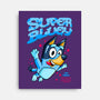 Super Bluey-None-Stretched-Canvas-spoilerinc