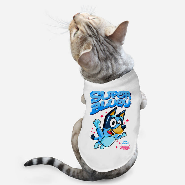 Super Bluey-Cat-Basic-Pet Tank-spoilerinc