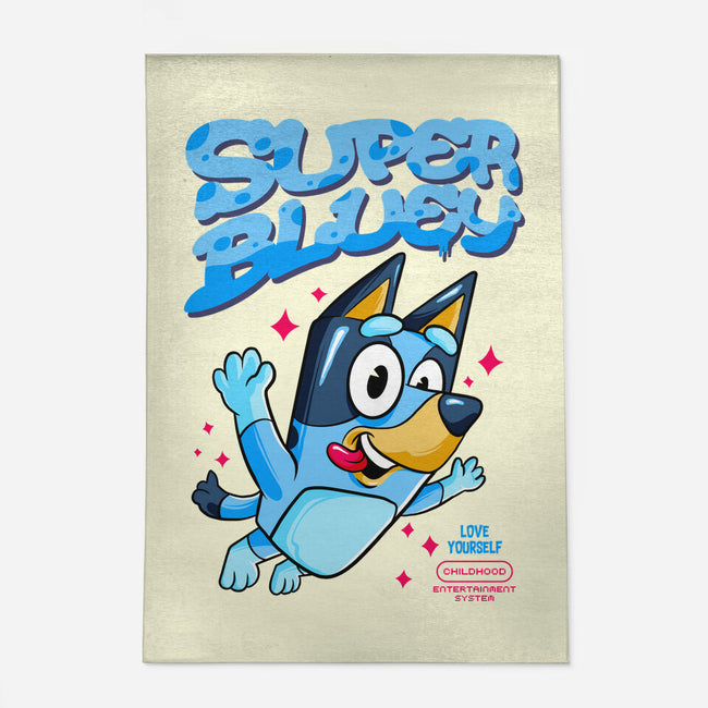 Super Bluey-None-Indoor-Rug-spoilerinc