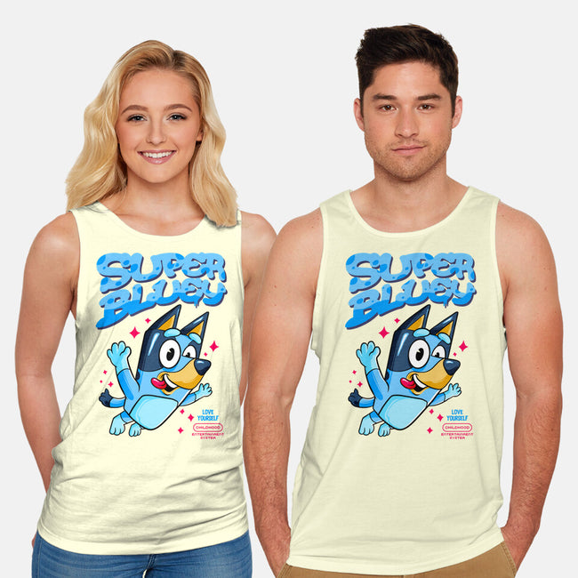 Super Bluey-Unisex-Basic-Tank-spoilerinc