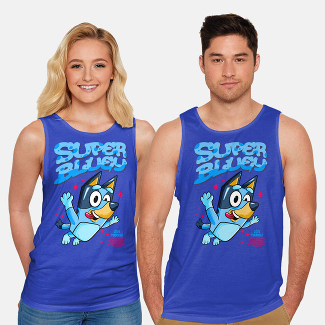 Super Bluey-Unisex-Basic-Tank-spoilerinc