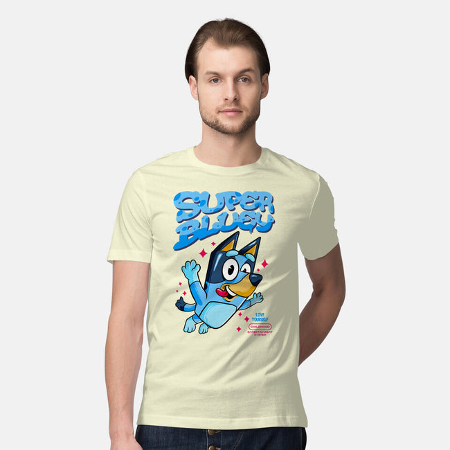 Super Bluey-Mens-Premium-Tee-spoilerinc