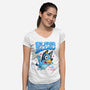 Super Bluey-Womens-V-Neck-Tee-spoilerinc