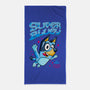 Super Bluey-None-Beach-Towel-spoilerinc