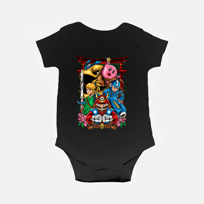 Game Heroes-Baby-Basic-Onesie-spoilerinc