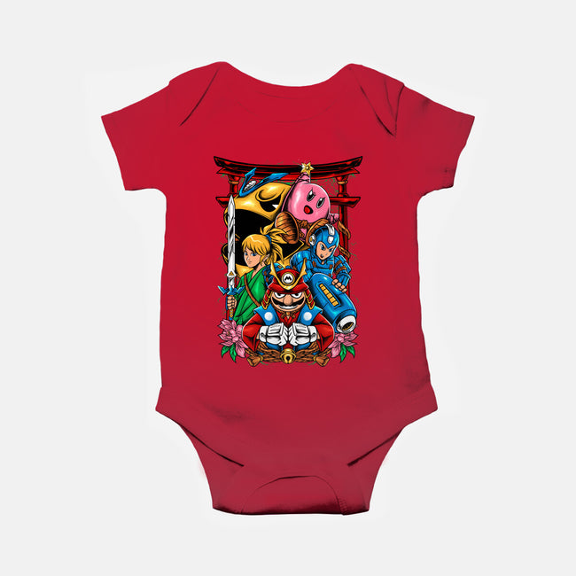 Game Heroes-Baby-Basic-Onesie-spoilerinc