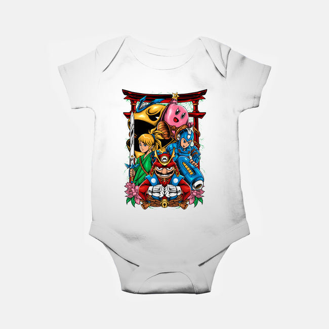 Game Heroes-Baby-Basic-Onesie-spoilerinc