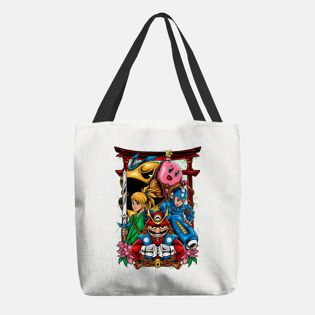 Game Heroes-None-Basic Tote-Bag-spoilerinc