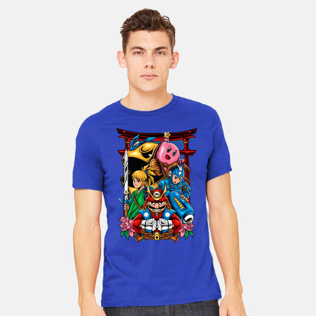 Game Heroes-Mens-Heavyweight-Tee-spoilerinc