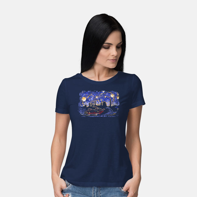 Starry Canyon-Womens-Basic-Tee-zascanauta