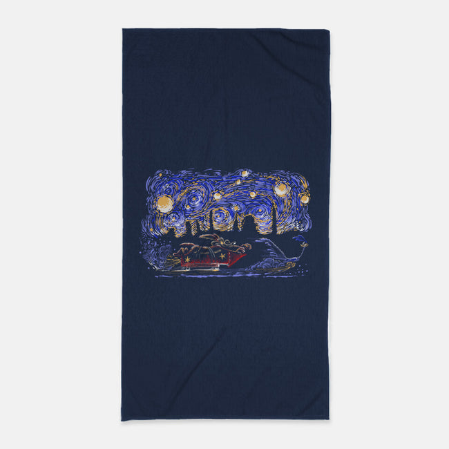 Starry Canyon-None-Beach-Towel-zascanauta