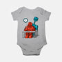 Robot Exam-Baby-Basic-Onesie-Raffiti