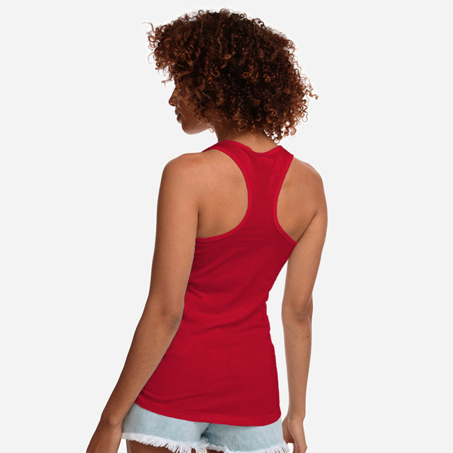 Robot Exam-Womens-Racerback-Tank-Raffiti