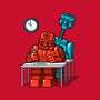 Robot Exam-None-Glossy-Sticker-Raffiti