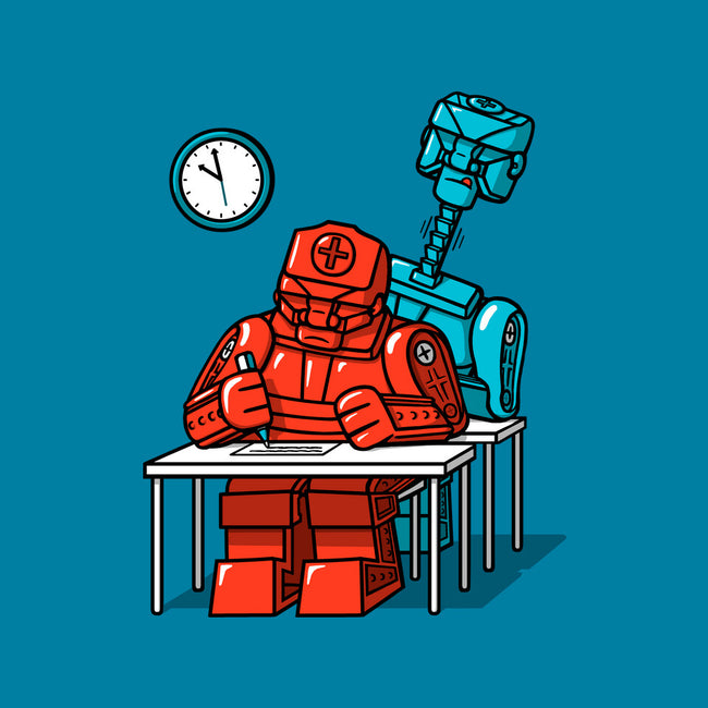 Robot Exam-None-Indoor-Rug-Raffiti