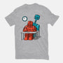 Robot Exam-Womens-Fitted-Tee-Raffiti