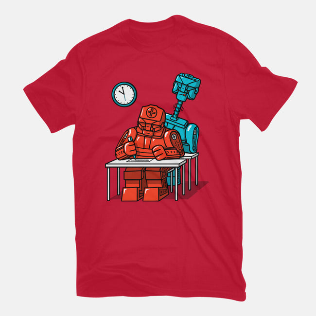 Robot Exam-Mens-Premium-Tee-Raffiti