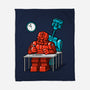 Robot Exam-None-Fleece-Blanket-Raffiti